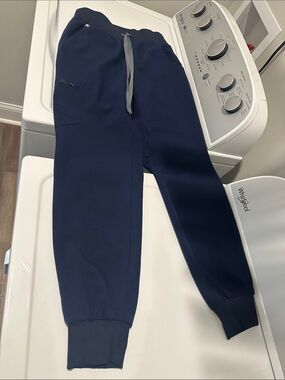Figs Navy Blue Drawstring Jogger Sweatpants